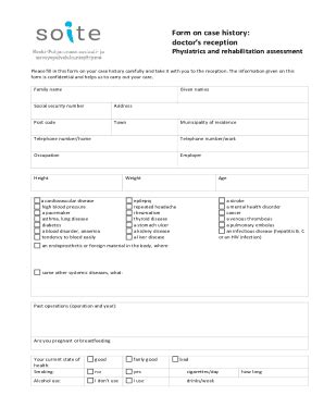 Fillable Online Case History Form Slp Asha Fill Out And Sign