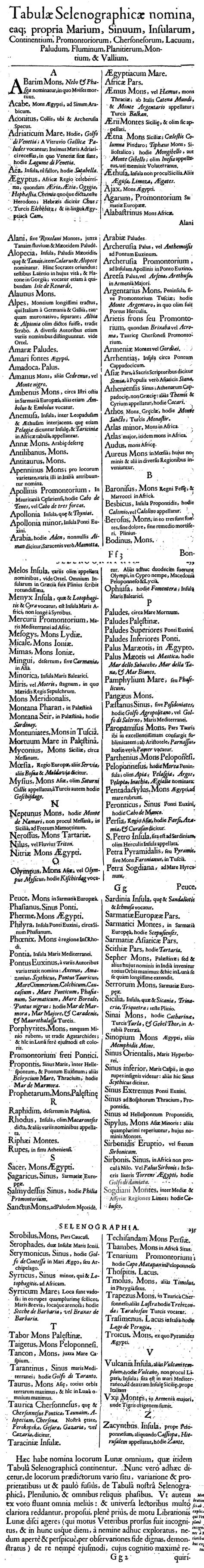 Hevelius Map Of The Moon Digital Museum Of Planetary Mapping