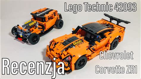 Lego Technic 42093 Chevrolet Corvette ZR1 Recenzja YouTube