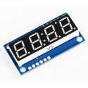 AFFICHEUR LED 7 SEGMENTS BLEUS 4 DIGITS Boutique Semageek