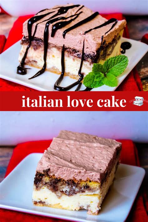 Italian Love Cake Recipe Italian Love Cake Chocolate Cake Mixes