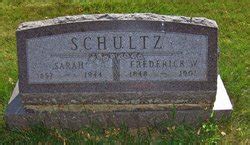 Frederick W Schultz M Morial Find A Grave