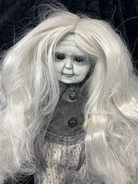 Creepy Nana Porcelain Doll Etsy