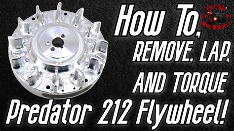 How To Remove Lap And Torque A Billet Flywheel Predator Youtube