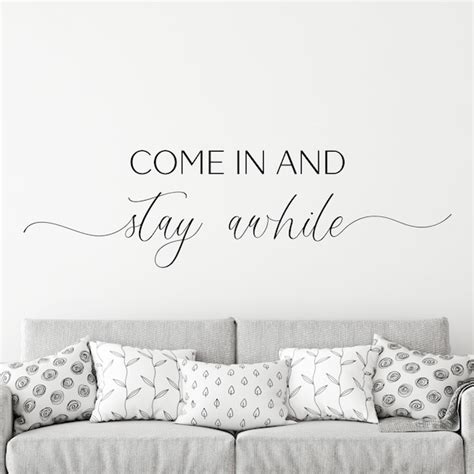 Living Room Decal Etsy