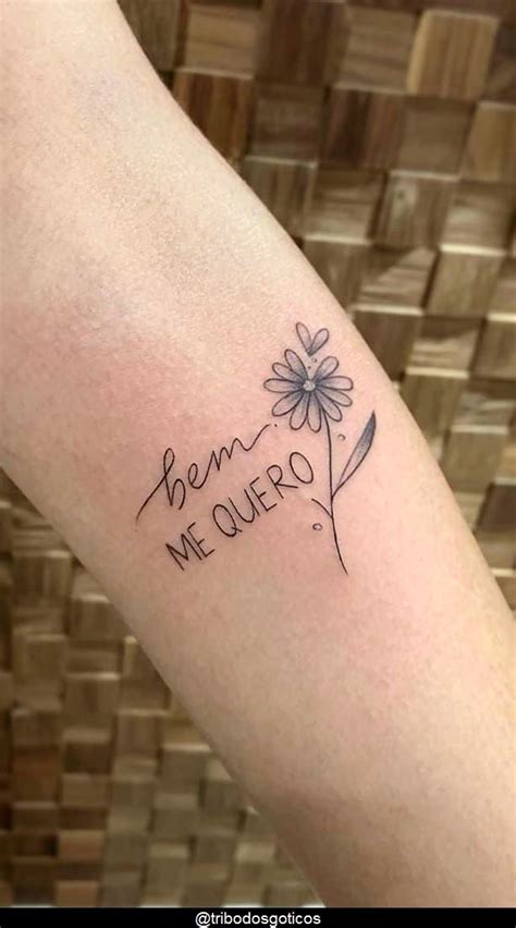 Tatuagem Feminina Delicada Escrita Bem Me Quero Tatuajes Tatuajes