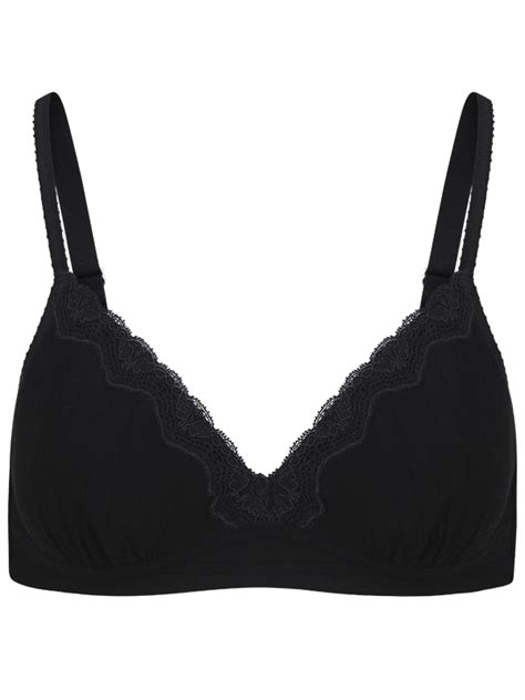 Soutien Gorge Coton Bio Femme Avec Dentelle