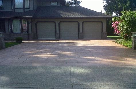 Stamped Concrete Driveway Project | Bortolo & Sons