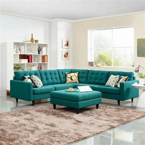 Wood(Frame) Modern Living Room Wooden Sofa Set, Cushion Back at ₹ 45000 ...