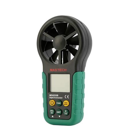 Mastech Ms B Handheld Digital Anemometer Temperature Humidity Tester