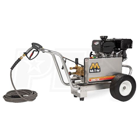 Mi T M Cba Professional 4000 Psi Gas Cold Water Belt Drive Aluminum Frame Pressure Washer W