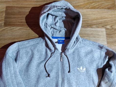 Adidas Originals Mens Hoodie Tracksuit Top Jacket Hooded Gray | Etsy