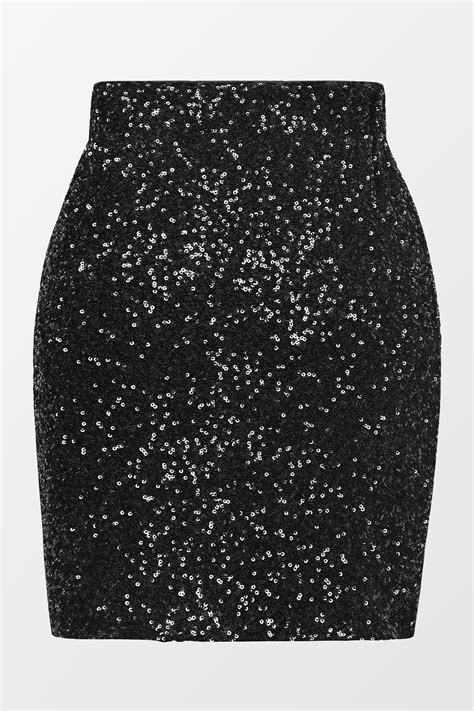 Diamond Disco Sequin High Waist Mini Skirt