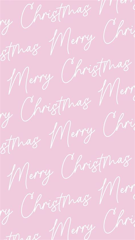 Merry Christmas Phone Wallpaper In 2024 Pink Christmas Iphone Wallpaper Christmas Phone