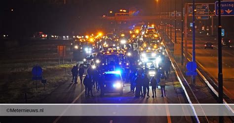 Boeren Blokkeren A7 Bij Drachten Video