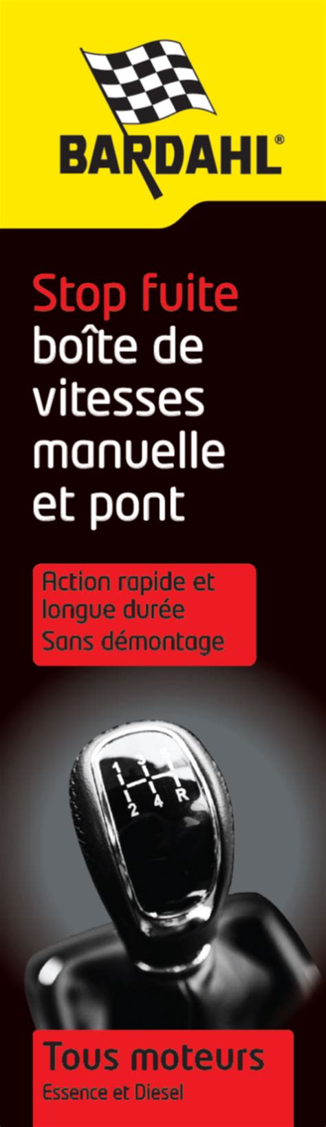 Stop Fuite Boite De Vitesse Manuelle Et Pont BARDAHL Tous Moteurs 150