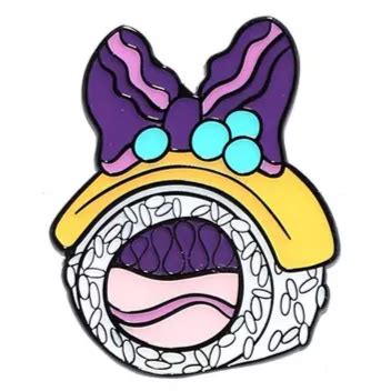 84428 Daisy Duck Hot Topic Disney Mickey And Friends Sushi Blind Box Loungefly Disney Pin
