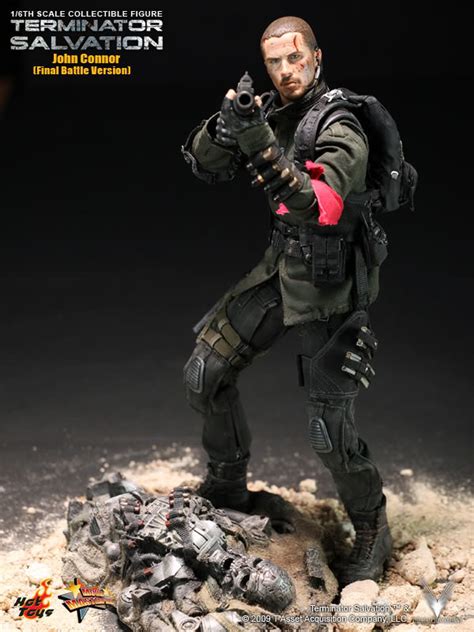 Hot Toys Mms Terminator Salvation John Connor Final Battle Version Hot Toys Complete