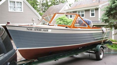 1961 21 Lyman Runabout Lyman Boats Classic Wooden Boats Boat