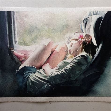 Coffee Time With Artists Marcos Beccari Caf Watercolor