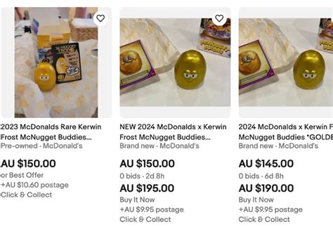 Big Bucks Wanted For Rare Golden Macca S Mcnugget Collectibles