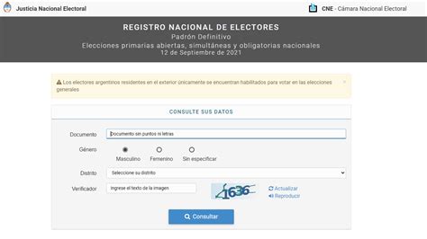 Dónde Voto Consultá El Padrón Electoral Oficial Para El Balotaje