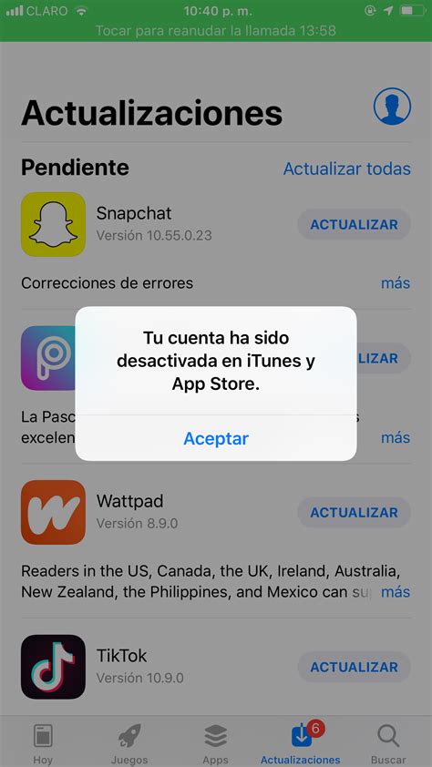 Tú cuenta de AppStore y iTunes ha sido Comunidad de Apple