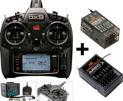 Spektrum Dx Black Edition Mode X Receiver With Ar And Ar