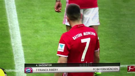 Franck Ribéry Goal FC Bayern Munich vs Borussia Dortmund 1 0 2017 Tor