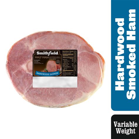 Smithfield Hardwood Smoked Half Bone In Ham Walmart Business Supplies