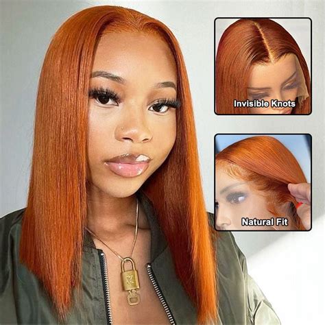 Glueless 13x4 Lace Frontal Honey Blonde Ombre Highlight Bob Wig Remy