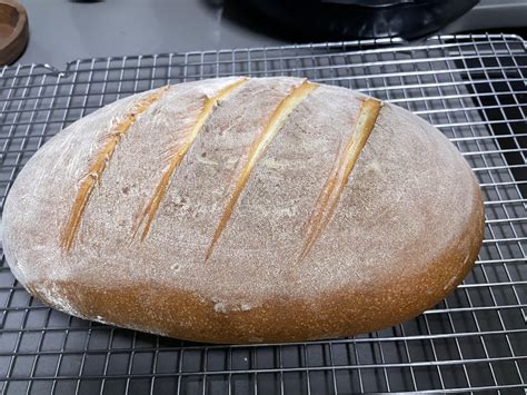 First attempt at bread using a Paul Hollywood recipe. I can hear him saying “under-proved, and ...