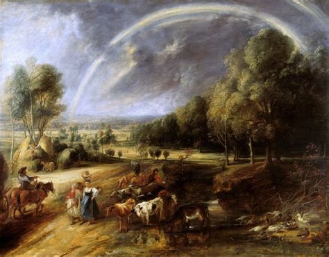 Landscape With A Rainbow — Peter Paul Rubens