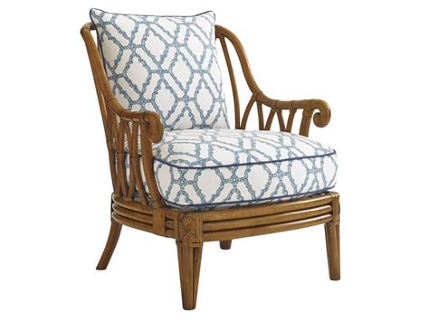 Ocean Breeze Chair Lexington Home Brands Chair Brown Leather