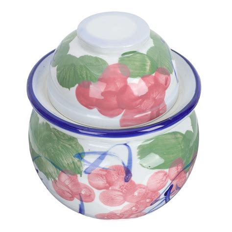 Ceramic Retro Pickle Jar Terrarium Container To Go Food Containers With Lids Pickling Jars