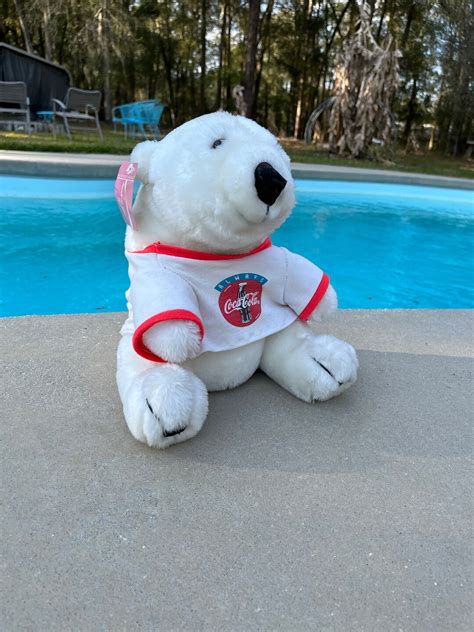 Vintage Coca Cola Bear Plush 1993 - Etsy