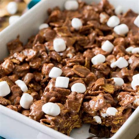 Smores Cereal Bars Cereal Bars Chocolate Cereal Smore Recipes