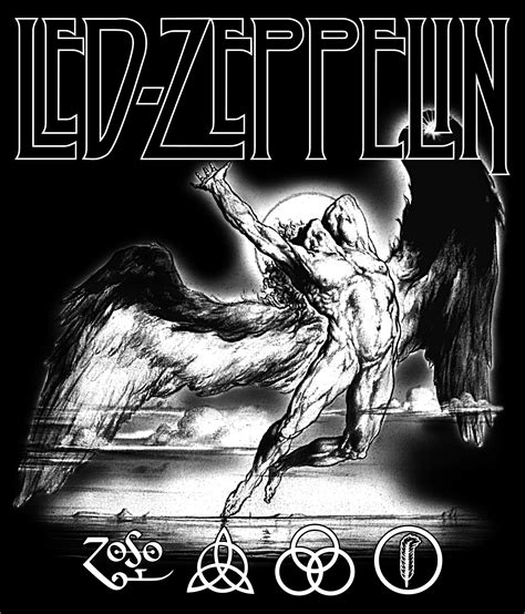 Led Zeppelin Icarus Led Zeppelin Poster Arte Led Zeppelin Led