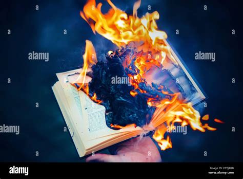 Burning Book Cover Hi Res Stock Photography And Images Alamy