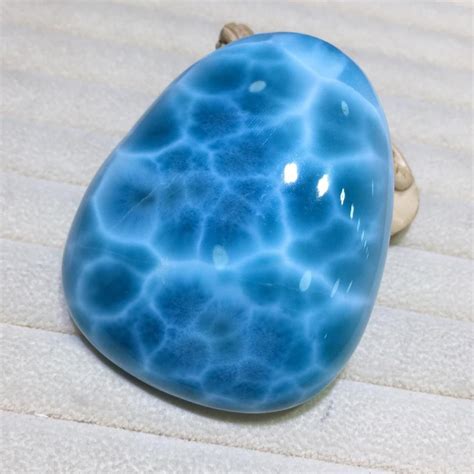 High Grade Natural Blue Larimar Polished Crystal Specimen Etsy