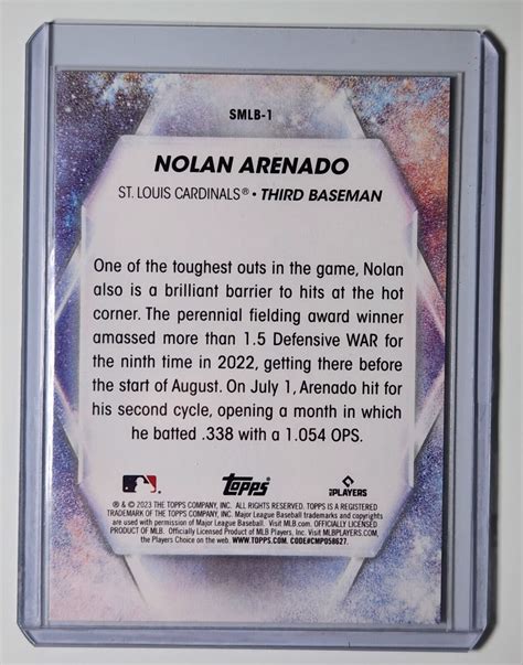 Topps Series Stars Of Mlb Nolan Arenado Smlb St Louis