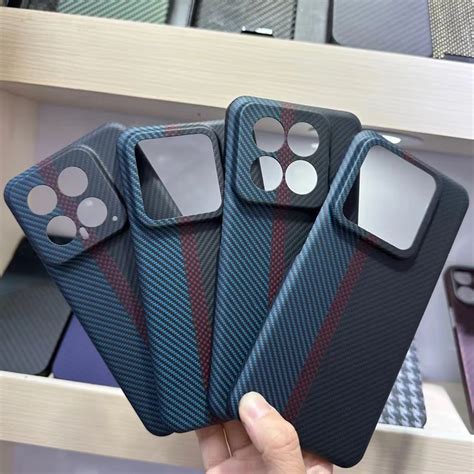 Genuine Real Carbon Fabric Fiber Aramid Case For Xiaomi Pro Xiaomi