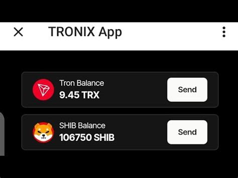 HOW TO MINE CLAIM TRX AND SHIB SIMULTANEOUSLY ON TRONIX APP YouTube