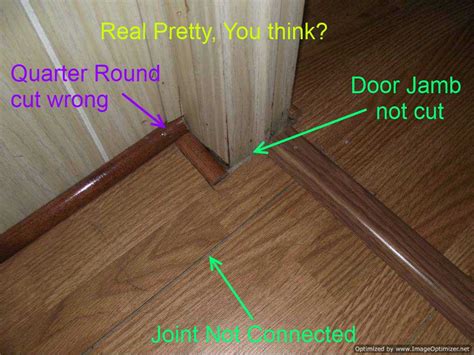 How To Install Laminate Flooring Around Door Jambs Flooring Tips