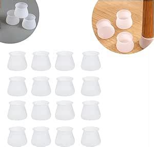 Kit PROTETOR DE SILICONE FLEXIVEL PARA CADEIRA E MESA E MOVEIS 16 PÇS