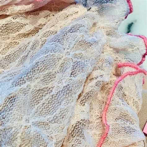 Sandy Liang Tops Sandy Liang Lace Peach Nude Ibiza Top Poshmark