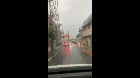 【ゲリラ豪雨】集中豪雨 激しい雷 埼玉県朝霞市 Youtube