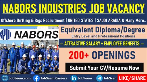 Nabors Drilling Jobs Oil And Gas Offshore Vacancies 2023