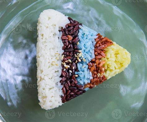 The variety colour of rice in triangle shape 21895810 Stock Photo at ...