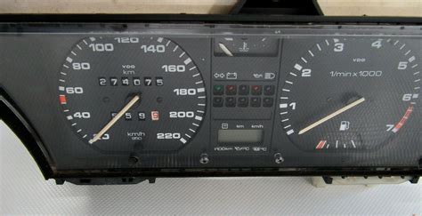 Tacho Tachometer Vdo Vw Golf Gti Stecker Km H Fb Alte